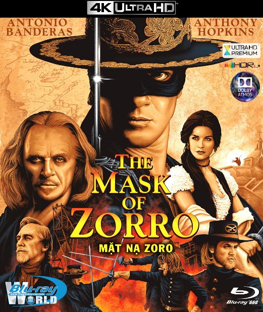 4KUHD-574. The Mask of Zorro - Mặt Nạ Zorro 4K-66G (TRUE- HD 7.1 DOLBY ATMOS - HDR 10+)